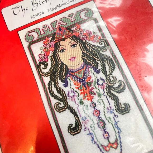 Amathusia Cross Stitch Kit #AM824 The Birthday Girls Mav Malachite NEW Sealed - Picture 2 of 4